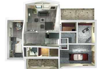  Projekt domu Magnolia - murowana – ceramika (KRD1282) - projekt domu parterowego z poddaszem - Zdjęcie 9