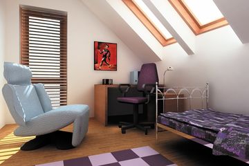  Projekt domu Mały Tukan - murowana – ceramika (KRD1324) - projekt domu parterowego z poddaszem - Zdjęcie 7