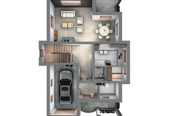  Projekt domu Manuela - murowana – keramzyt (KRD1769) - projekt domu parterowego z poddaszem - Zdjęcie 8