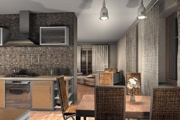  Projekt domu Meteor - murowana – ceramika (KRD1157) - projekt domu parterowego z poddaszem - Zdjęcie 2