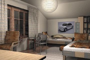  Projekt domu Meteor - murowana – ceramika (KRD1157) - projekt domu parterowego z poddaszem - Zdjęcie 8