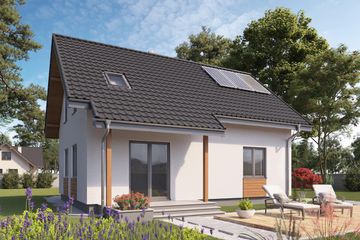  Projekt domu Berta (1225) (KRD2185) - projekt domu parterowego z poddaszem - Zdjęcie 4