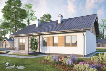  Projekt domu Modrzyk Solis (1226) (KRD2191) - projekt domu parterowego - Zdjęcie 4