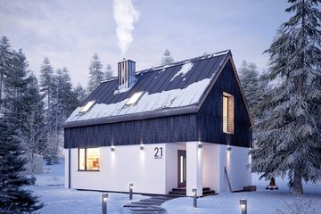  Projekt domu Groszek (BSA2106) - projekt domu parterowego z poddaszem - Zdjęcie 6