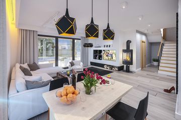  Projekt domu Ajaks Max (WOE1120) - projekt domu parterowego z poddaszem - Zdjęcie 7