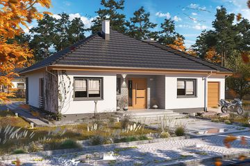  Projekt domu Tryton 2 Teriva (WOE1121) - projekt domu parterowego - Zdjęcie 2