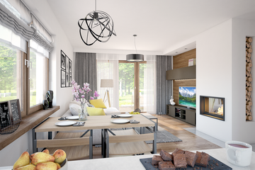  Projekt domu Mokka 2 (WOF1079) - projekt domu parterowego - Zdjęcie 8