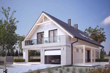  Projekt domu Amarylis 4 (BSA2102) - projekt domu parterowego z poddaszem - Zdjęcie 5