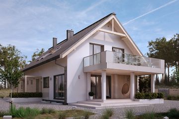  Projekt domu Amarylis 4 (BSA2102) - projekt domu parterowego z poddaszem - Zdjęcie 6