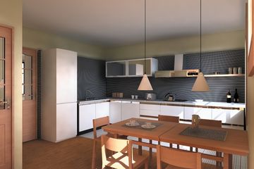  Projekt domu Modrak - murowana – ceramika (KRD1163) - projekt domu parterowego z poddaszem - Zdjęcie 7