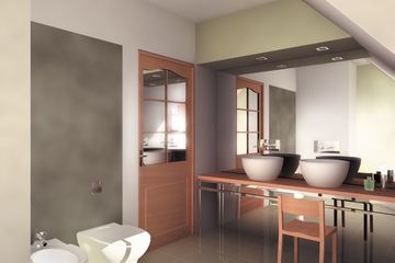  Projekt domu Modrak - murowana – ceramika (KRD1163) - projekt domu parterowego z poddaszem - Zdjęcie 8