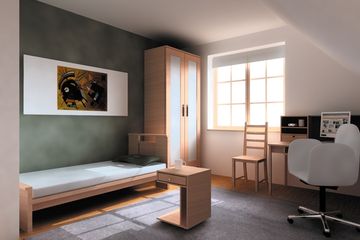  Projekt domu Modrak - murowana – ceramika (KRD1163) - projekt domu parterowego z poddaszem - Zdjęcie 10