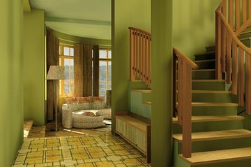  Projekt domu Natolin - murowana – ceramika (KRD1536) - projekt domu parterowego z poddaszem - Zdjęcie 3