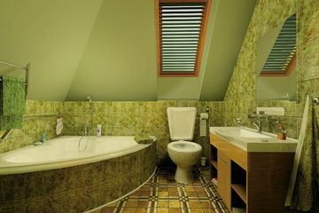  Projekt domu Natolin - murowana – ceramika (KRD1536) - projekt domu parterowego z poddaszem - Zdjęcie 4