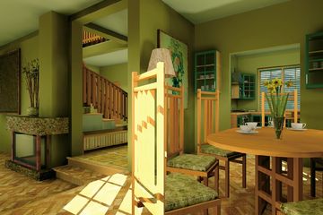  Projekt domu Natolin - murowana – ceramika (KRD1536) - projekt domu parterowego z poddaszem - Zdjęcie 7