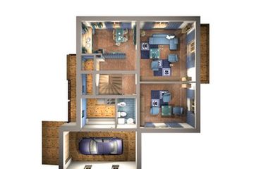  Projekt domu Oktawian - murowana – ceramika (KRD1539) - projekt domu parterowego z poddaszem - Zdjęcie 7