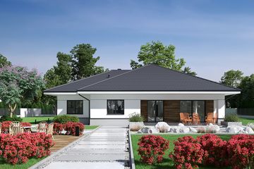  Projekt domu Beno II G1 (LBA1002) - projekt domu parterowego - Zdjęcie 3