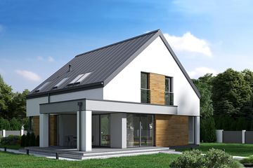  Projekt domu Xavier II G2 (LBA1003) - projekt domu parterowego z poddaszem - Zdjęcie 3