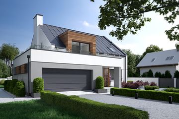  Projekt domu Xavier III G2 (LBA1004) - projekt domu parterowego z poddaszem - Zdjęcie 7