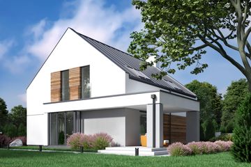  Projekt domu Xavier III G2 (LBA1004) - projekt domu parterowego z poddaszem - Zdjęcie 3