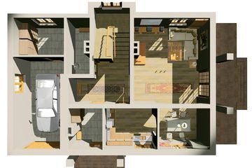  Projekt domu Pankracy-2 - szkielet drewniany lekki (KRD1873) - projekt domu parterowego z poddaszem - Zdjęcie 7