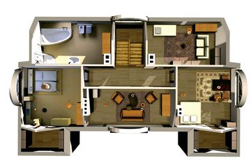  Projekt domu Platan - murowana - ceramika (KRD1332) - projekt domu parterowego z poddaszem - Zdjęcie 11