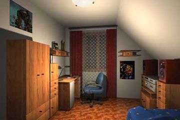  Projekt domu Płomyk - murowana – ceramika (KRD1558) - projekt domu parterowego z poddaszem - Zdjęcie 9