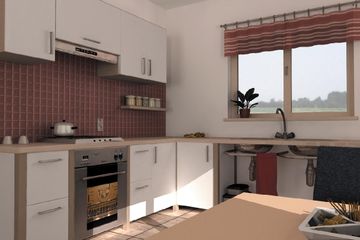  Projekt domu Rudzik - murowana – ceramika (KRD1336) - projekt domu parterowego z poddaszem - Zdjęcie 5