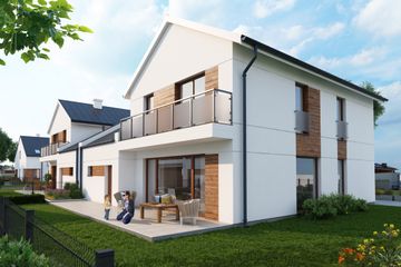  Projekt domu at-159 (BSK1040) - projekt domu z pełnym piętrem - Zdjęcie 2