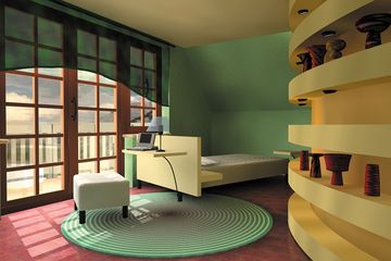  Projekt domu Sarmata - murowana – ceramika (KRD1206) - projekt domu parterowego z poddaszem - Zdjęcie 8