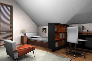  Projekt domu Sasanka - murowana – ceramika (KRD1568) - projekt domu parterowego z poddaszem - Zdjęcie 6