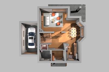  Projekt domu Sasanka - murowana – ceramika (KRD1568) - projekt domu parterowego z poddaszem - Zdjęcie 7