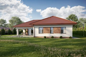  Projekt domu TK178 (WAK1088) - projekt domu parterowego - Zdjęcie 3