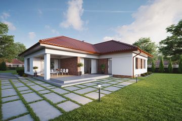  Projekt domu TK178 (WAK1088) - projekt domu parterowego - Zdjęcie 5