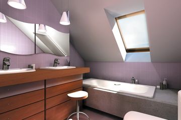  Projekt domu Ścibor - murowana – ceramika (KRD1569) - projekt domu parterowego z poddaszem - Zdjęcie 5