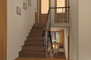  Projekt domu Świteź - murowana – ceramika (KRD1219) - projekt domu parterowego z poddaszem - Zdjęcie 4