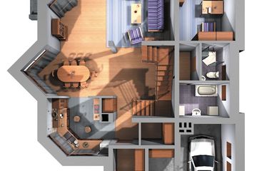  Projekt domu Tukan - szkielet drewniany lekki (KRD1238) - projekt domu parterowego z poddaszem - Zdjęcie 8