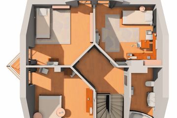  Projekt domu Uszatek - murowana – ceramika (KRD1243) - projekt domu parterowego z poddaszem - Zdjęcie 9