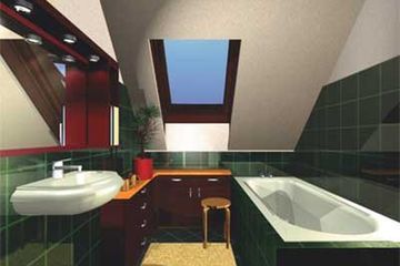  Projekt domu Wacek - murowana – beton komórkowy (KRD2444) - projekt domu parterowego z poddaszem - Zdjęcie 3