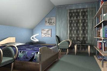  Projekt domu Wega - murowana – beton komórkowy (KRD1484) - projekt domu parterowego z poddaszem - Zdjęcie 7