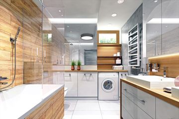  Projekt domu Azalia z garażem 1-st. bliźniak [A-BL1] (WRF1758) - projekt domu parterowego z poddaszem - Zdjęcie 11