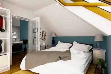  Projekt domu Dzierlatka II z garażem 1-st. [A] (WRF1065) - projekt domu parterowego z poddaszem - Zdjęcie 8