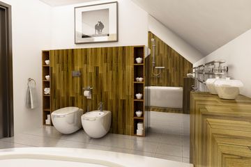  Projekt domu Dzierlatka II z garażem 1-st. [A] (WRF1065) - projekt domu parterowego z poddaszem - Zdjęcie 11