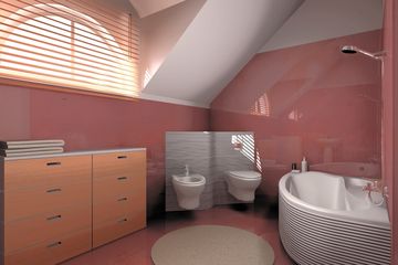  Projekt domu Wisienka - murowana – keramzyt (KRD2284) - projekt domu parterowego z poddaszem - Zdjęcie 5