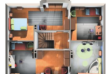  Projekt domu Złotokap - murowana – ceramika (KRD1493) - projekt domu parterowego z poddaszem - Zdjęcie 9