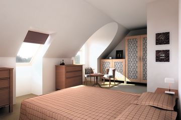  Projekt domu Lubicz - murowana – beton komórkowy (KRD1848) - projekt domu parterowego z poddaszem - Zdjęcie 6