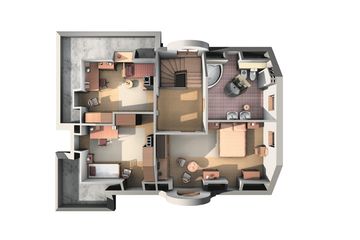  Projekt domu Lubicz - murowana – beton komórkowy (KRD1848) - projekt domu parterowego z poddaszem - Zdjęcie 9