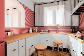  Projekt domu Fikus - murowana - klinkier (KRD2343) - projekt domu parterowego z poddaszem - Zdjęcie 3