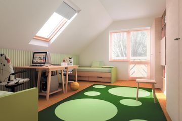  Projekt domu Delta - murowana – klinkier (KRD1043) - projekt domu parterowego z poddaszem - Zdjęcie 7