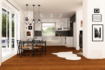  Projekt domu Nowinka VI z garażem 1-st. bliźniak [A-BL1] (WRF1925) - projekt domu parterowego z poddaszem - Zdjęcie 3